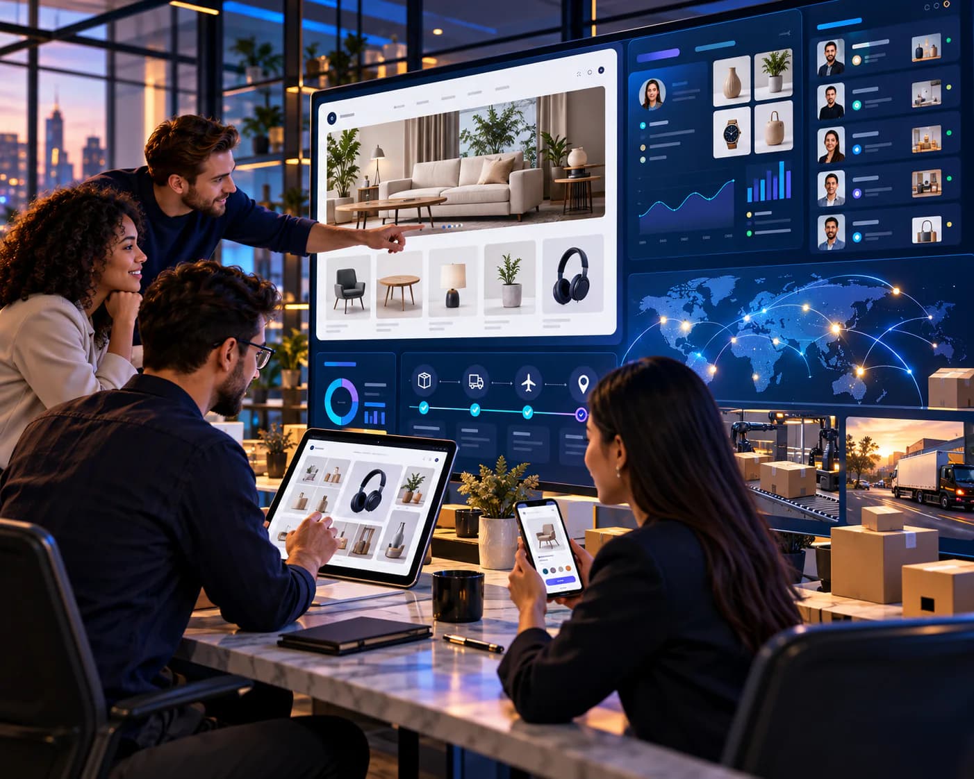 Commerce team operating connected B2B, B2C and multivendor marketplace experiences